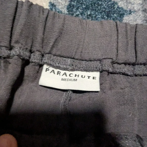 Parachute Dark Grey 100% Linen Lounge Pants Size M - Picture 7 of 7